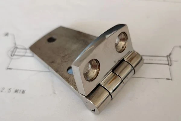 Round Corner Flush Mirror Hinge Ball Bearing Door Hinge